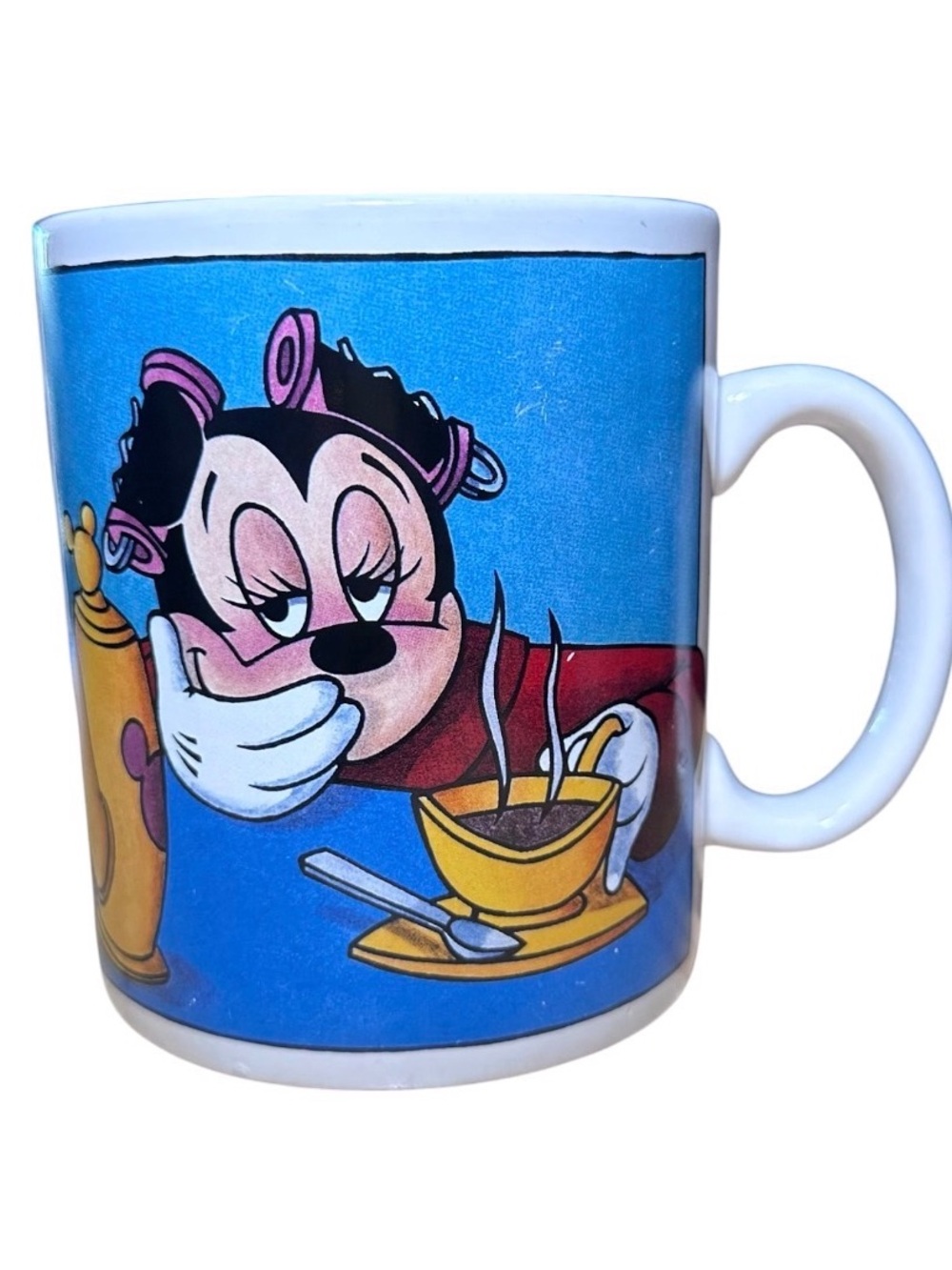Vintage disney sleepy Minnie Mouse Ceramic Coffee Mug